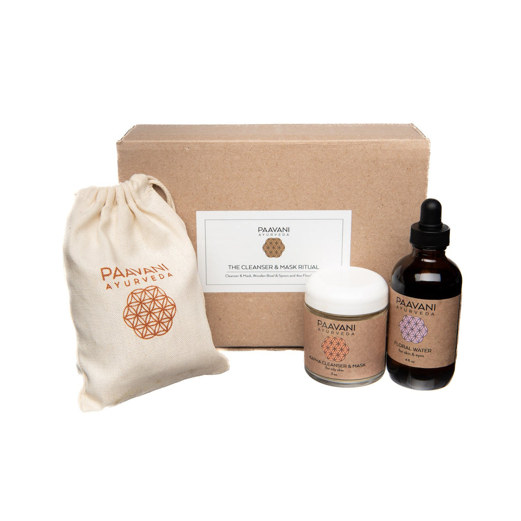 Cleanser & Mask Ritual | Ayurvedic Facial Cleansing Kit-2